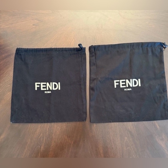 Roma Other - Roma Black Dust Bags with White Logo - Set of 2 12x11